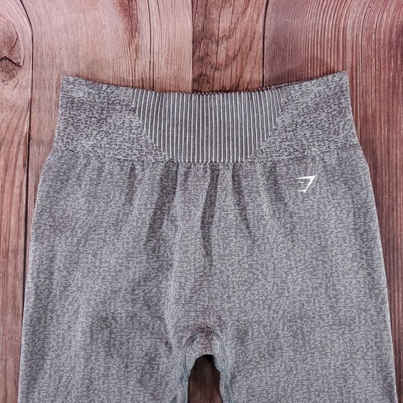 *FLAW* Gymshark Womens Size XL Marl Seamless Leggings Gray - Picture 4 of 15